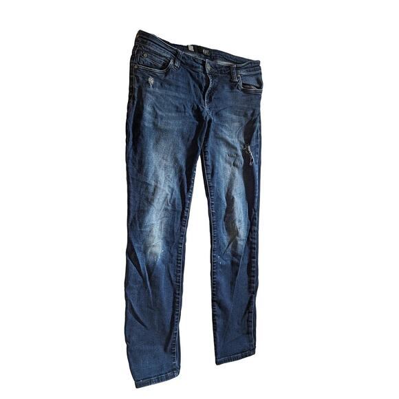 Kut from the Kloth Catherine Boyfriend distressed Jeans Women's Size 6 in Blue - Picture 6 of 9